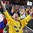 COLOGNE, GERMANY - MAY 21: Sweden fan celebrates after a second period goal against Canada during gold medal game action at the 2017 IIHF Ice Hockey World Championship. (Photo by Andre Ringuette/HHOF-IIHF Images)

